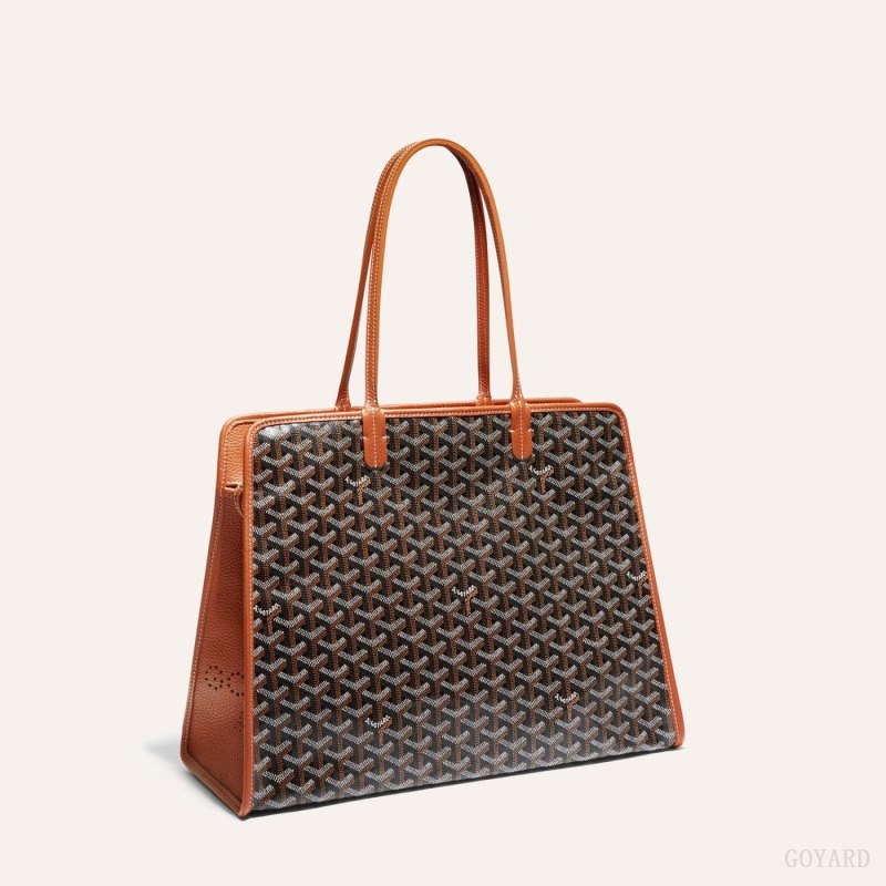 Goyard HARDY PM BAG Tote Veske Svarte Brune | GY-FQS9364