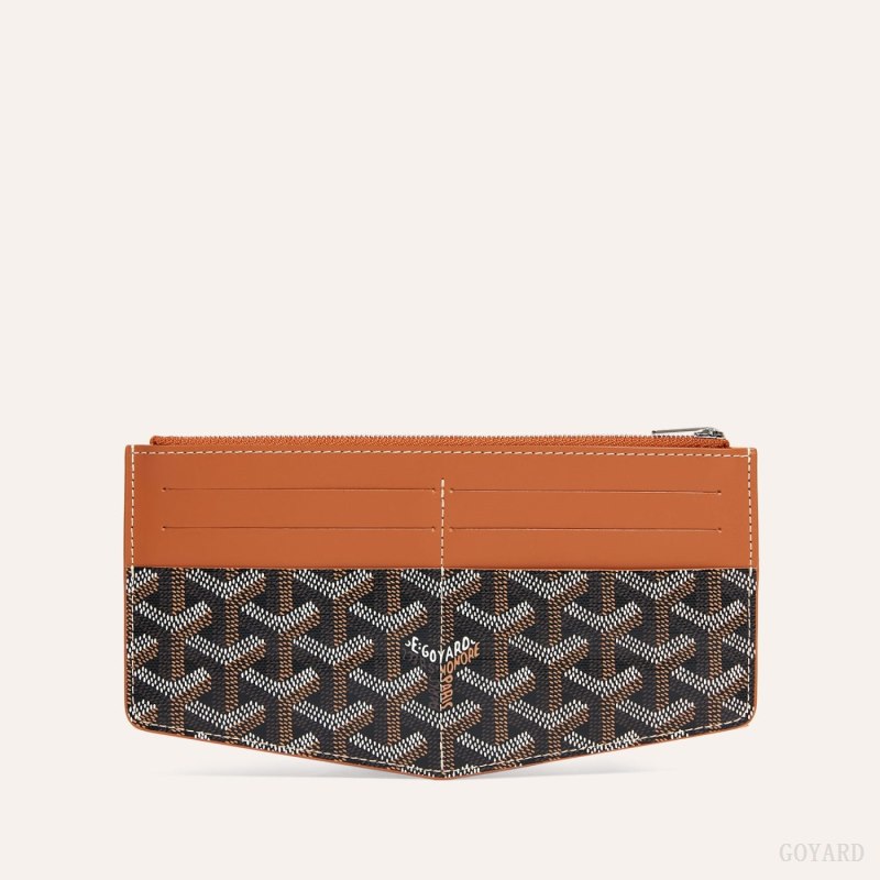 Goyard Insert Louise Kortholder Svarte Brune | GY-GZF3922