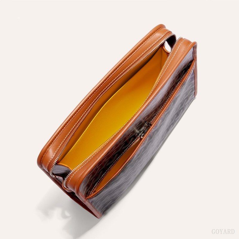 Goyard JOUVENCE GM TOILET BAG Accessories Svarte Brune | GY-SKQ1264