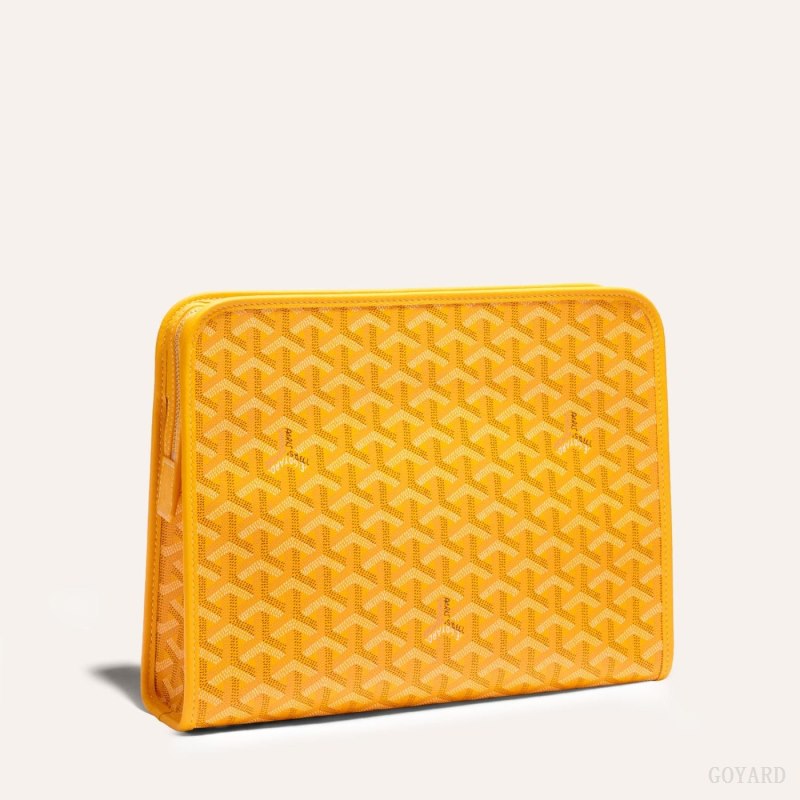 Goyard JOUVENCE GM TOILET BAG Accessories Gul | GY-EPW6164