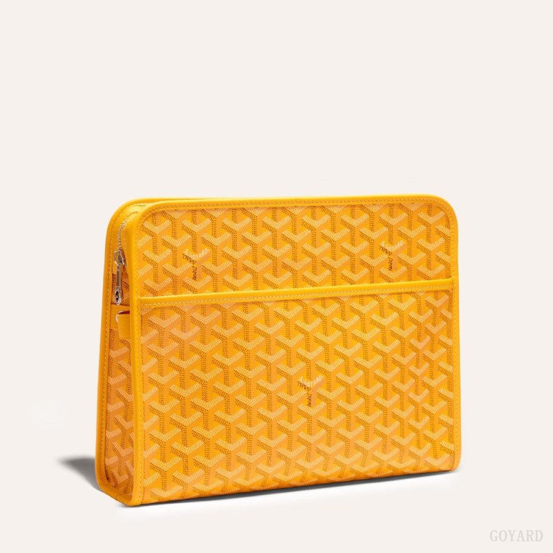 Goyard JOUVENCE GM TOILET BAG Accessories Gul | GY-EPW6164
