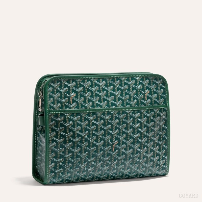 Goyard JOUVENCE GM TOILET BAG Accessories Grønn | GY-WWM0091