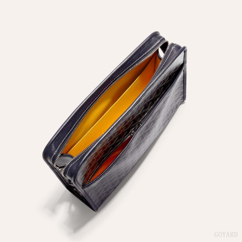 Goyard JOUVENCE GM TOILET BAG Accessories Marineblå Blå | GY-ZXZ7825