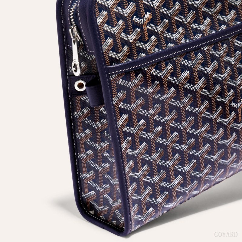Goyard JOUVENCE GM TOILET BAG Accessories Marineblå Blå | GY-ZXZ7825