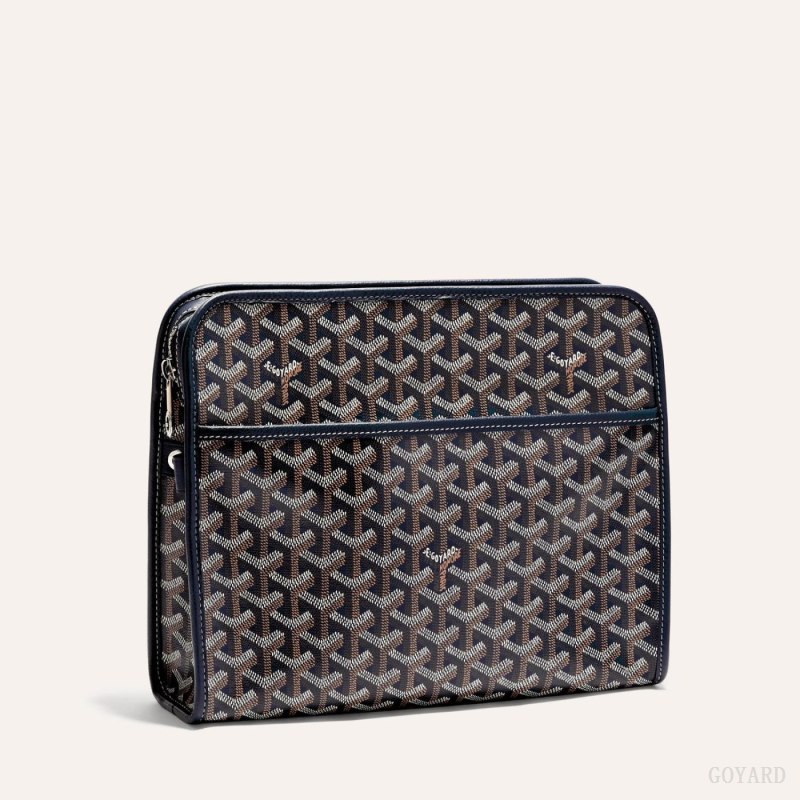 Goyard JOUVENCE GM TOILET BAG Accessories Marineblå Blå | GY-ZXZ7825