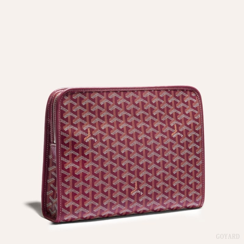 Goyard JOUVENCE GM TOILET BAG Accessories Burgunder | GY-KSH9692
