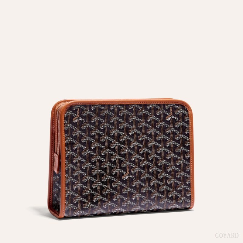 Goyard JOUVENCE MM TOILET BAG Accessories Svarte Brune | GY-MDT9649