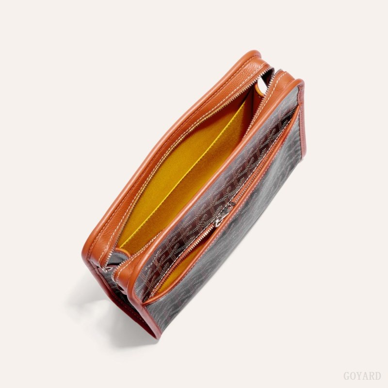 Goyard JOUVENCE MM TOILET BAG Accessories Svarte Brune | GY-MDT9649