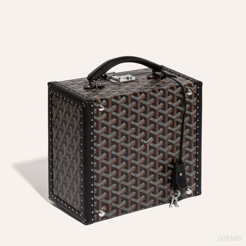 Goyard JOUX 6 WATCH CASE Boxes Svarte | GY-GJU0515