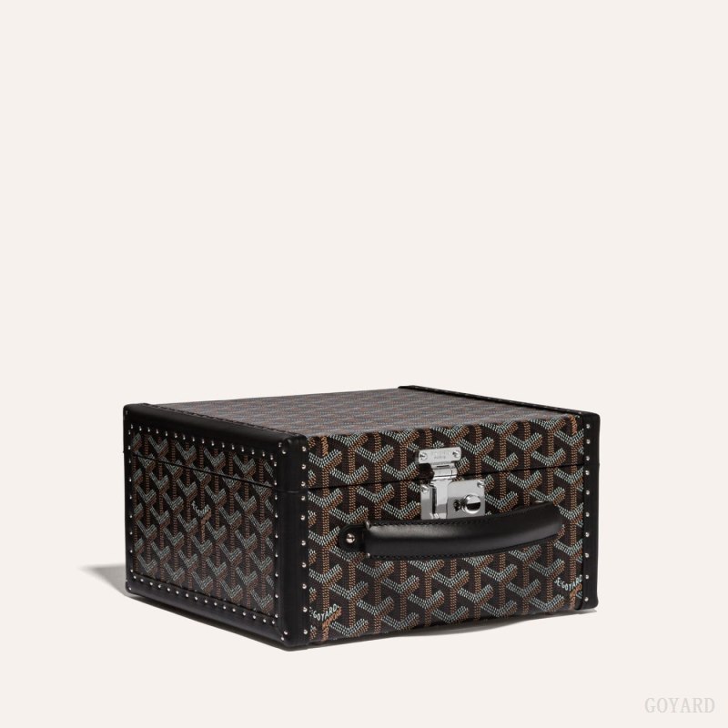 Goyard JOUX 6 WATCH CASE Boxes Svarte | GY-GJU0515