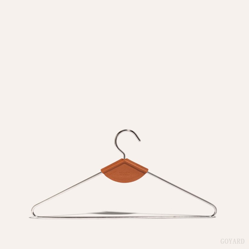 Goyard LIVRÉE PAIR OF HANGERS Accessories Svarte Brune | GY-PES7694