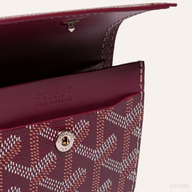Goyard MARIGNY WALLET Lommebok Burgunder | GY-JLQ0173