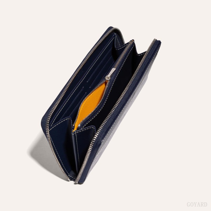 Goyard MATIGNON GM WALLET Lommebok Marineblå Blå | GY-ZCL9901