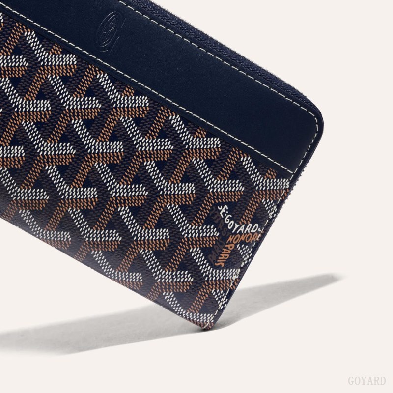 Goyard MATIGNON GM WALLET Lommebok Marineblå Blå | GY-ZCL9901