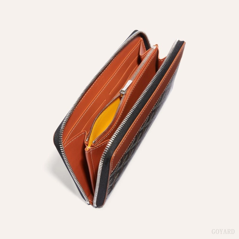 Goyard MATIGNON GM WALLET Lommebok Svarte Brune | GY-AIA8982