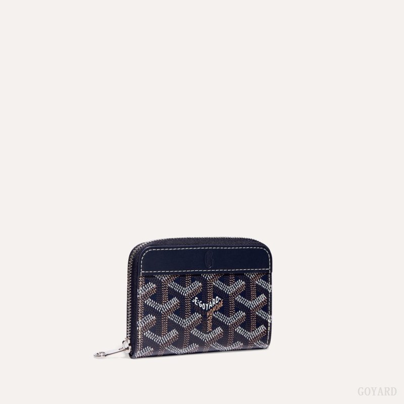 Goyard MATIGNON MINI WALLET Lommebok Marineblå Blå | GY-GPY5762