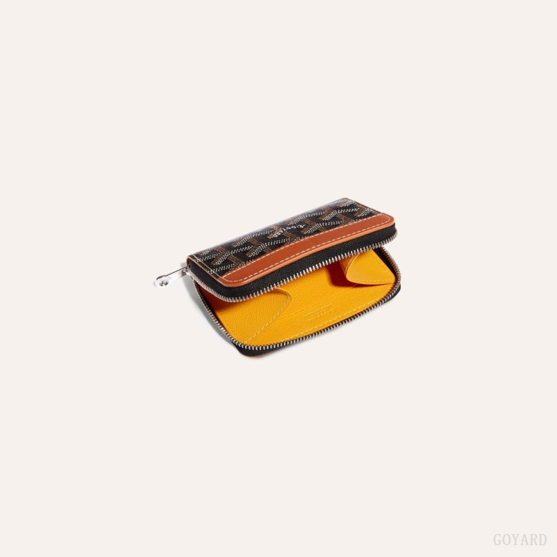 Goyard MATIGNON MINI WALLET Lommebok Svarte Brune | GY-SUI1840