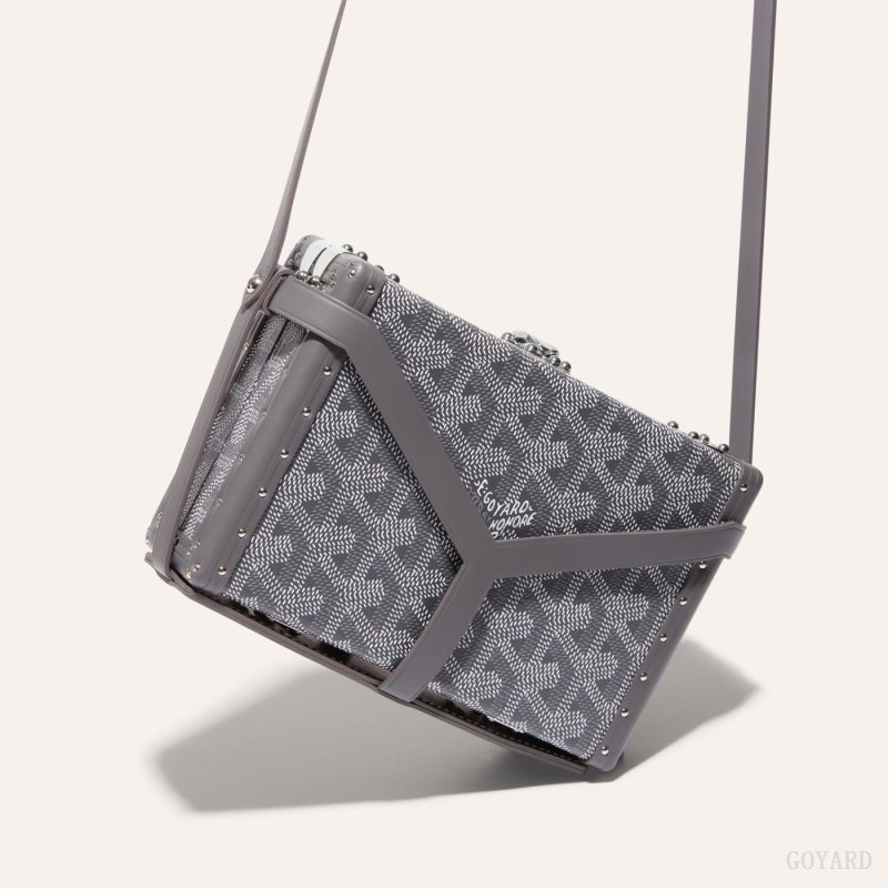 Goyard MINAUDIÈRE TRUNK BAG Mini Vesker Grå | GY-RUE5643