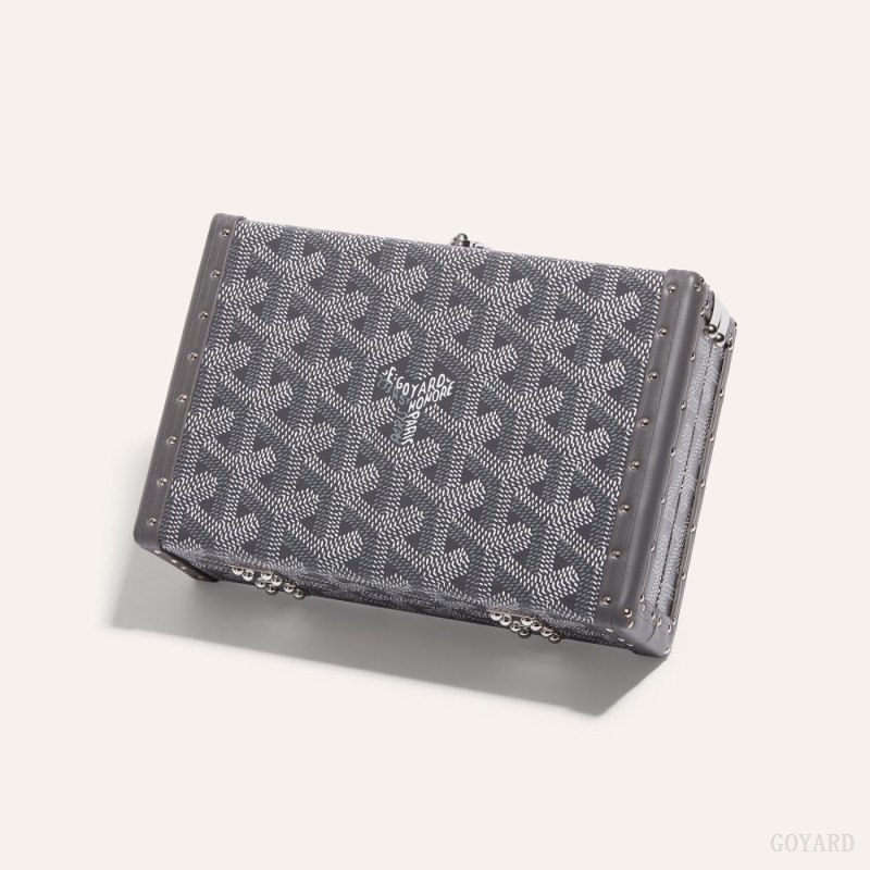 Goyard MINAUDIÈRE TRUNK BAG Mini Vesker Grå | GY-RUE5643