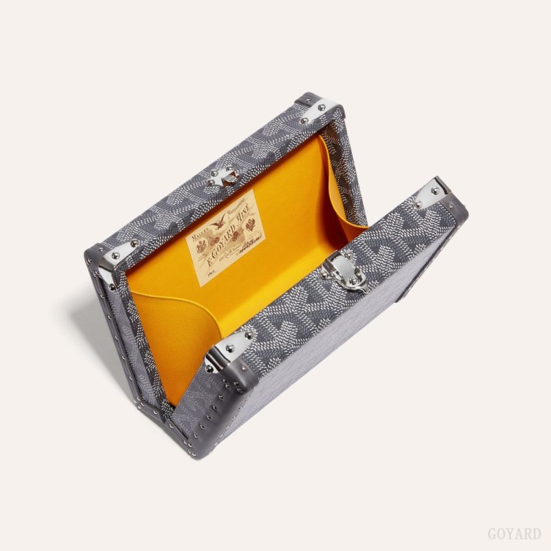 Goyard MINAUDIÈRE TRUNK BAG Mini Vesker Grå | GY-RUE5643