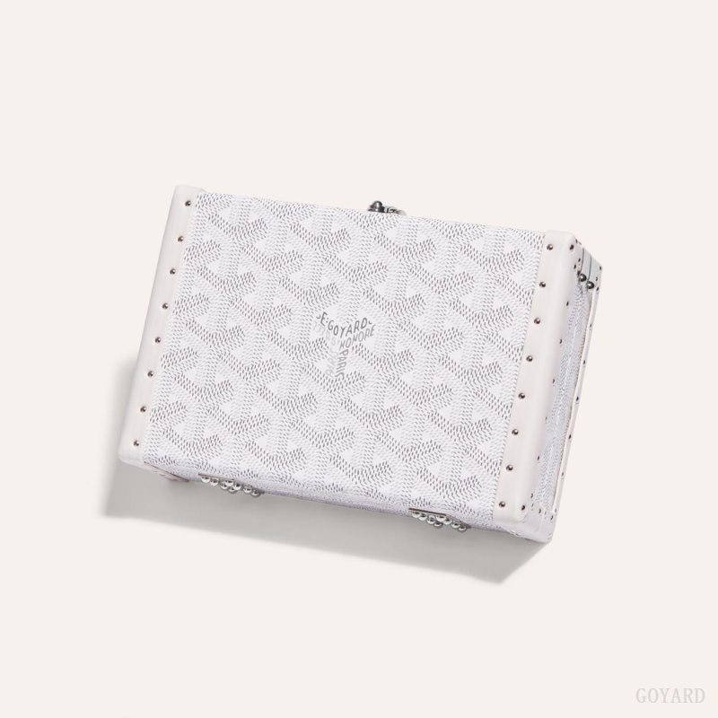 Goyard MINAUDIÈRE TRUNK BAG Mini Vesker Hvite | GY-VRX4249