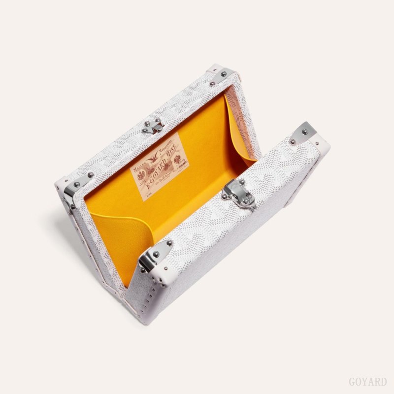 Goyard MINAUDIÈRE TRUNK BAG Mini Vesker Hvite | GY-VRX4249