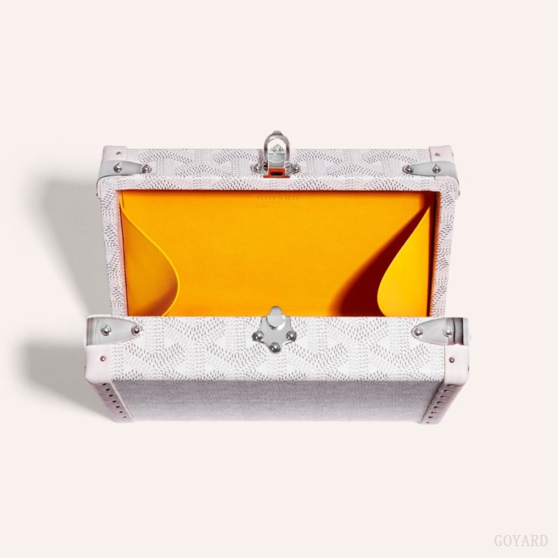 Goyard MINAUDIÈRE TRUNK BAG Mini Vesker Hvite | GY-VRX4249