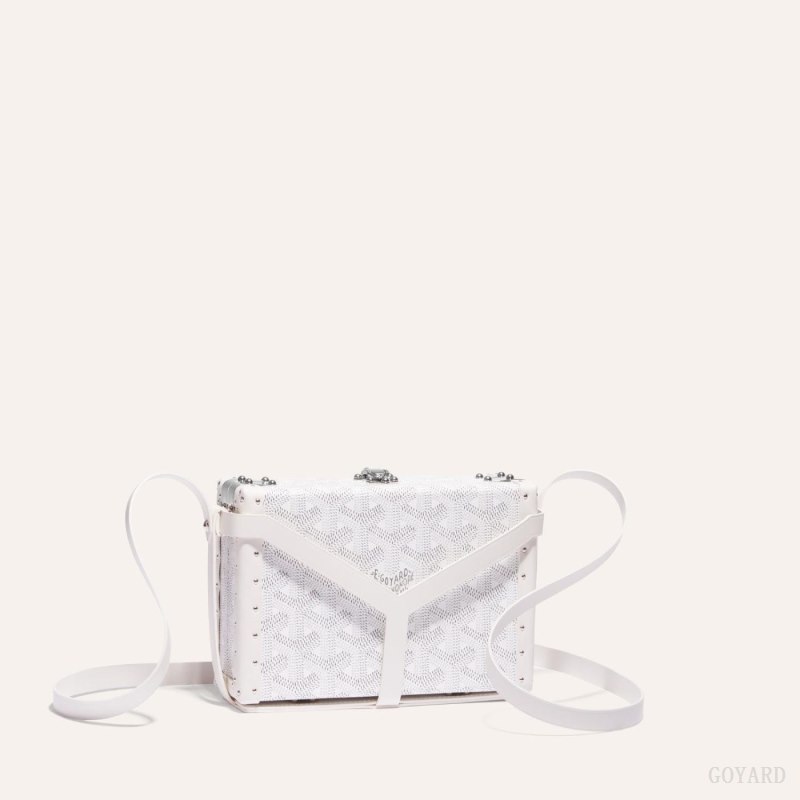 Goyard MINAUDIÈRE TRUNK BAG Mini Vesker Hvite | GY-VRX4249