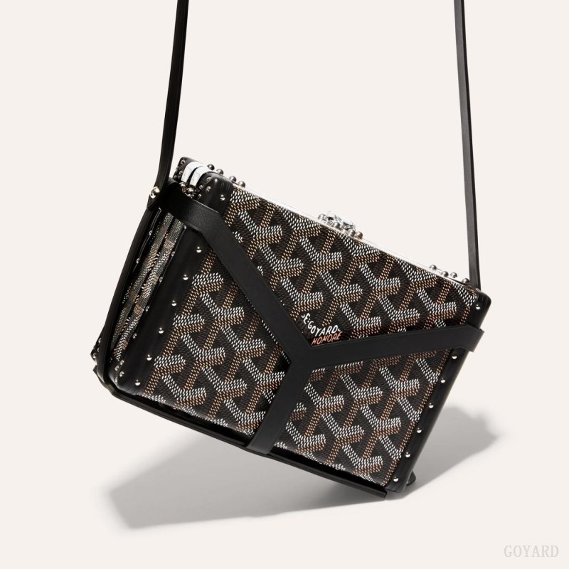 Goyard MINAUDIÈRE TRUNK BAG Mini Vesker Svarte | GY-QUL7488