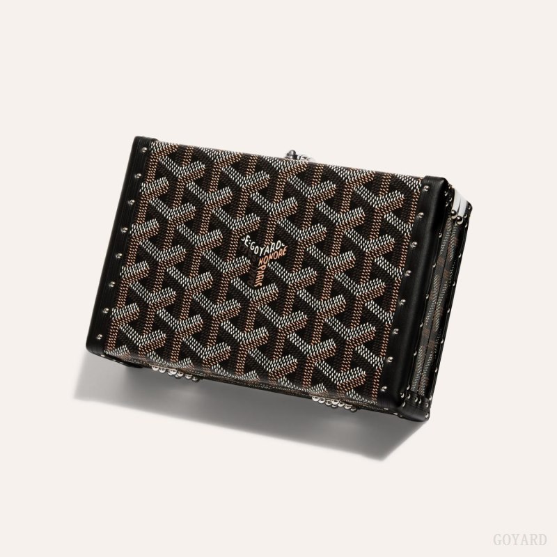 Goyard MINAUDIÈRE TRUNK BAG Mini Vesker Svarte | GY-QUL7488