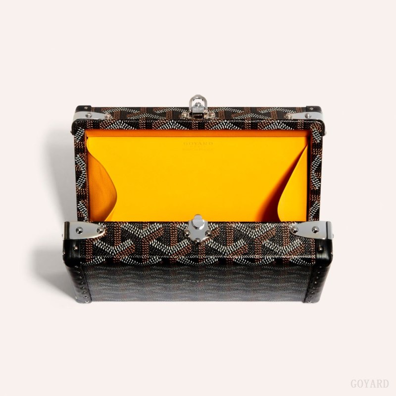 Goyard MINAUDIÈRE TRUNK BAG Mini Vesker Svarte | GY-QUL7488