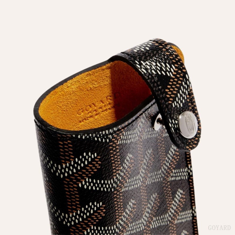 Goyard MONTMARTRE PM GLASSES CASE Etui Veske Svarte | GY-XRO2344