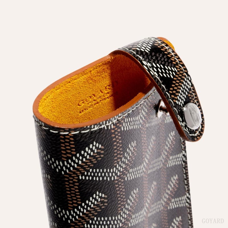 Goyard MONTMARTRE PM GLASSES CASE Etui Veske Svarte Brune | GY-OCC0824