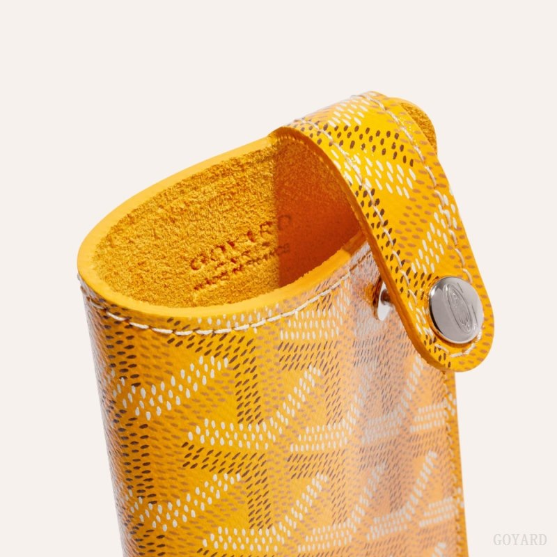 Goyard MONTMARTRE PM GLASSES CASE Etui Veske Gul | GY-HZP4787
