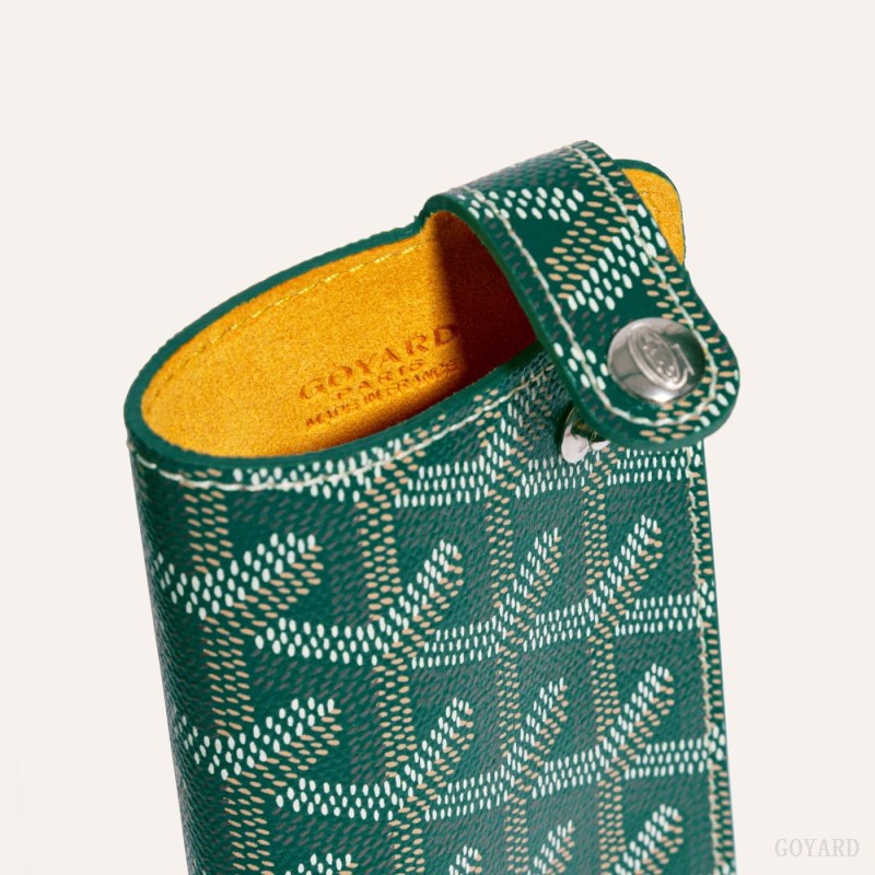 Goyard MONTMARTRE PM GLASSES CASE Etui Veske Grønn | GY-KQD0772