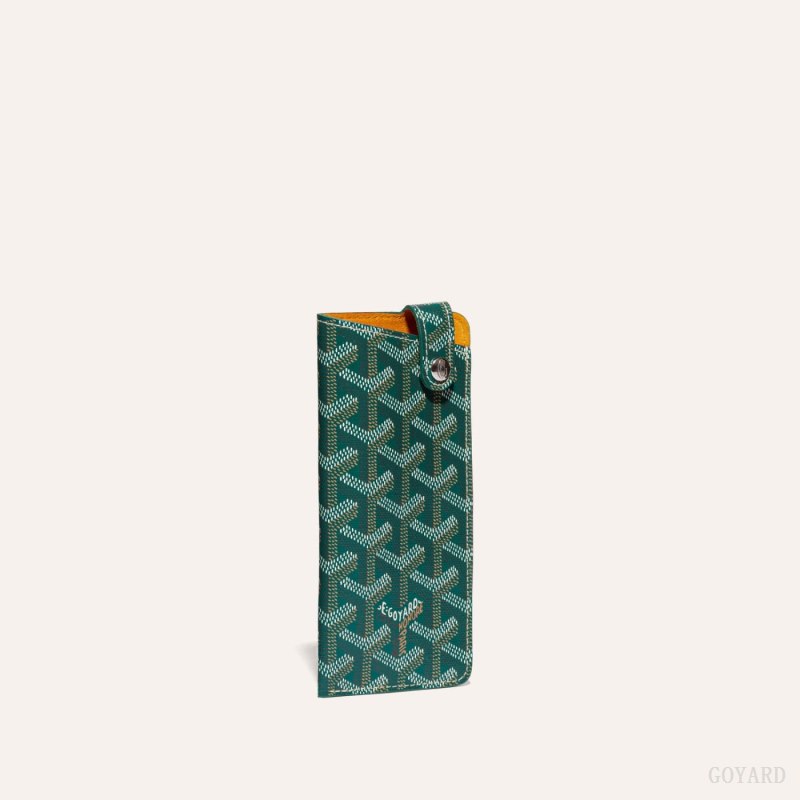 Goyard MONTMARTRE PM GLASSES CASE Etui Veske Grønn | GY-KQD0772