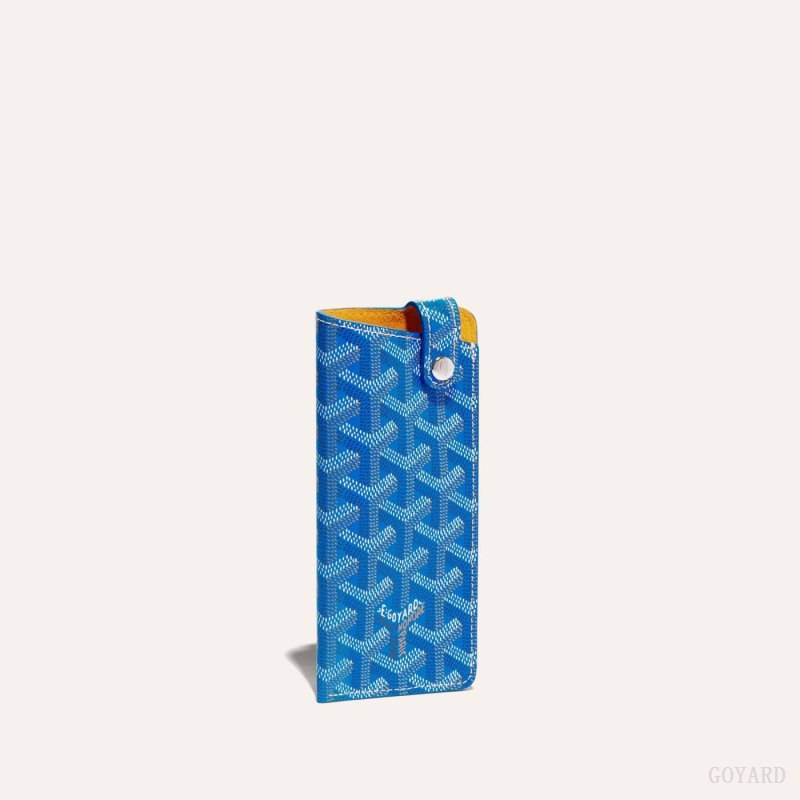 Goyard MONTMARTRE PM GLASSES CASE Etui Veske Blå | GY-HPI7116