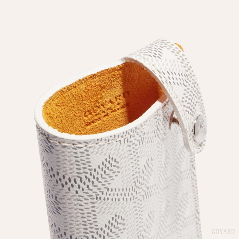 Goyard MONTMARTRE PM GLASSES CASE Etui Veske Hvite | GY-CBR7823