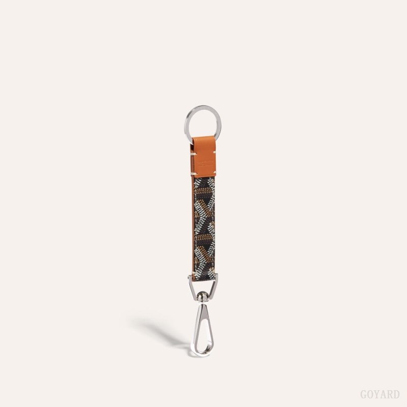 Goyard MOUSQUETON KEY RING Nøkkelringer Svarte Brune | GY-DOW7354