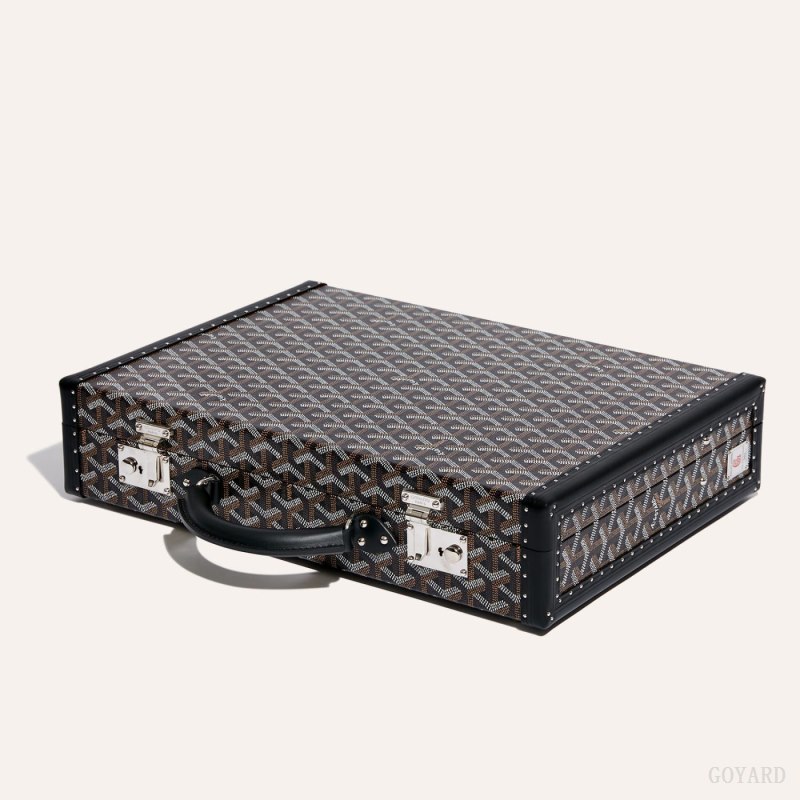 Goyard Manoir PM Document Case Bagasjepose Svarte | GY-CEH5337