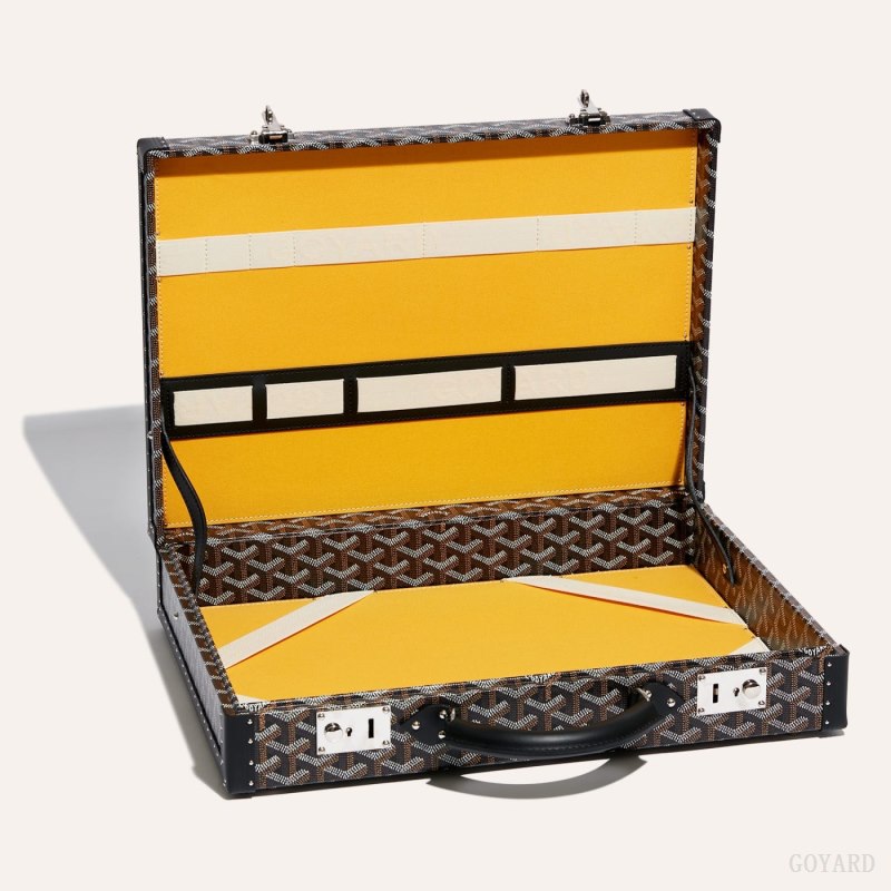 Goyard Manoir PM Document Case Bagasjepose Svarte | GY-CEH5337