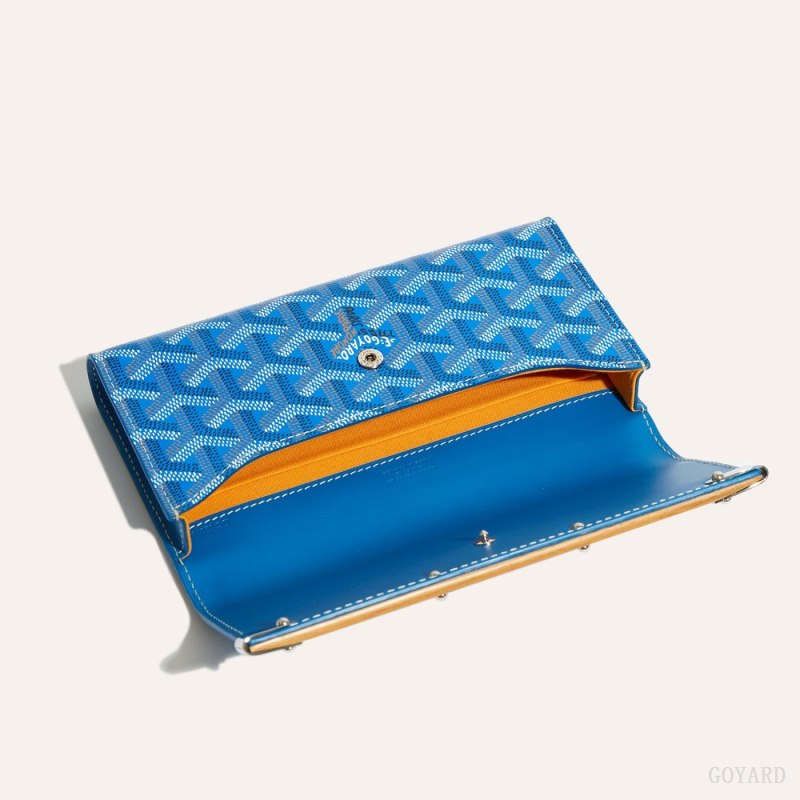 Goyard Monte-Carlo Mini Case Etui Veske Blå | GY-SFB9083