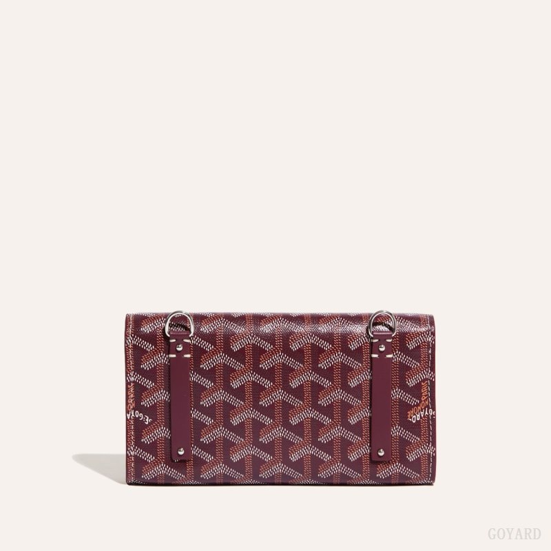 Goyard Monte-Carlo Mini Case Etui Veske Burgunder | GY-HSB2372