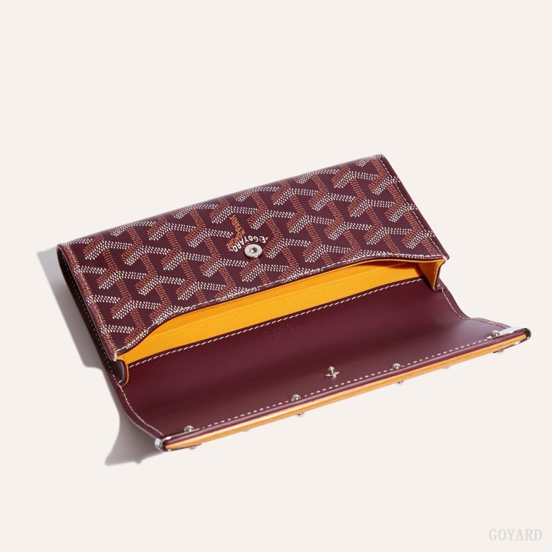Goyard Monte-Carlo Mini Case Etui Veske Burgunder | GY-HSB2372