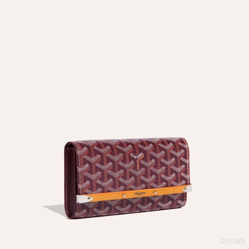 Goyard Monte-Carlo Mini Case Etui Veske Burgunder | GY-HSB2372