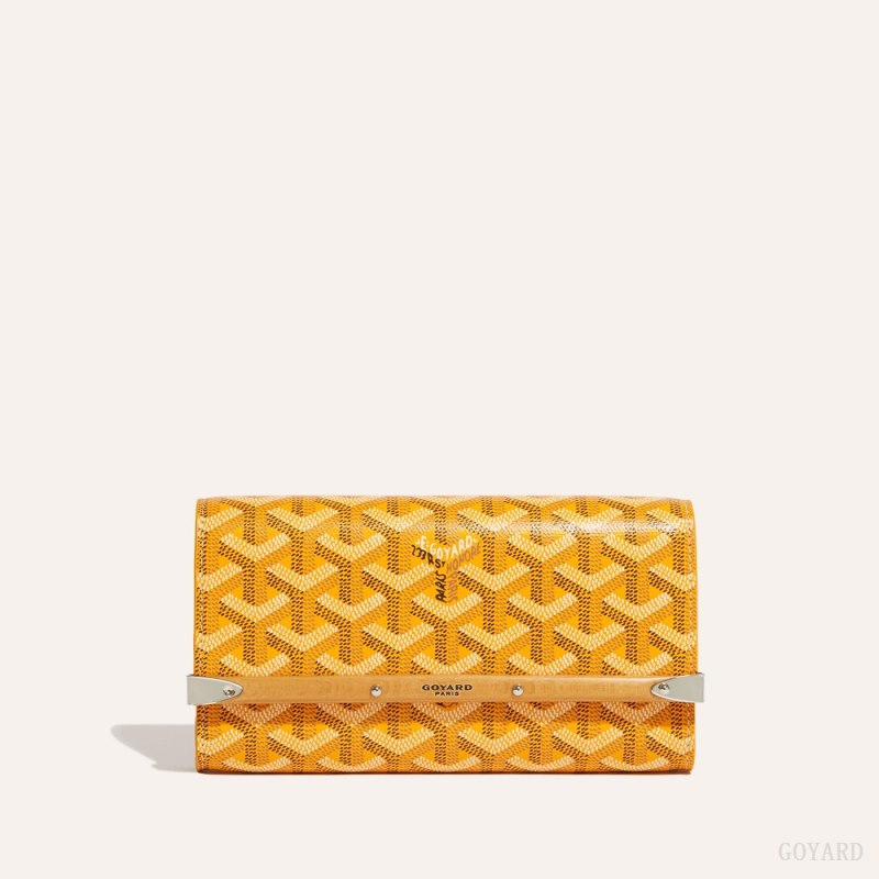 Goyard Monte-Carlo Mini Case Etui Veske Gul | GY-JDB1111
