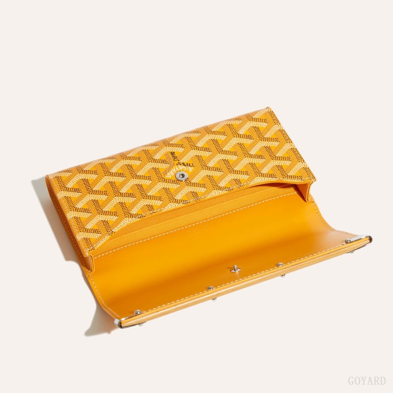Goyard Monte-Carlo Mini Case Etui Veske Gul | GY-JDB1111