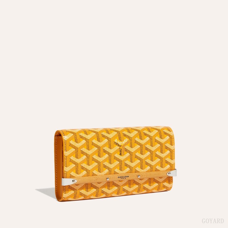 Goyard Monte-Carlo Mini Case Etui Veske Gul | GY-JDB1111