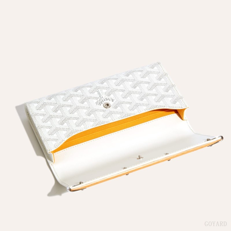 Goyard Monte-Carlo Mini Case Etui Veske Hvite | GY-JNF6582