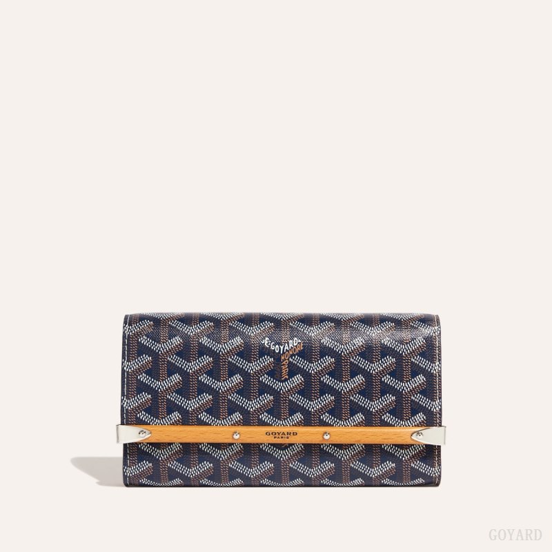 Goyard Monte-Carlo Mini Case Etui Veske Marineblå Blå | GY-JCK4353